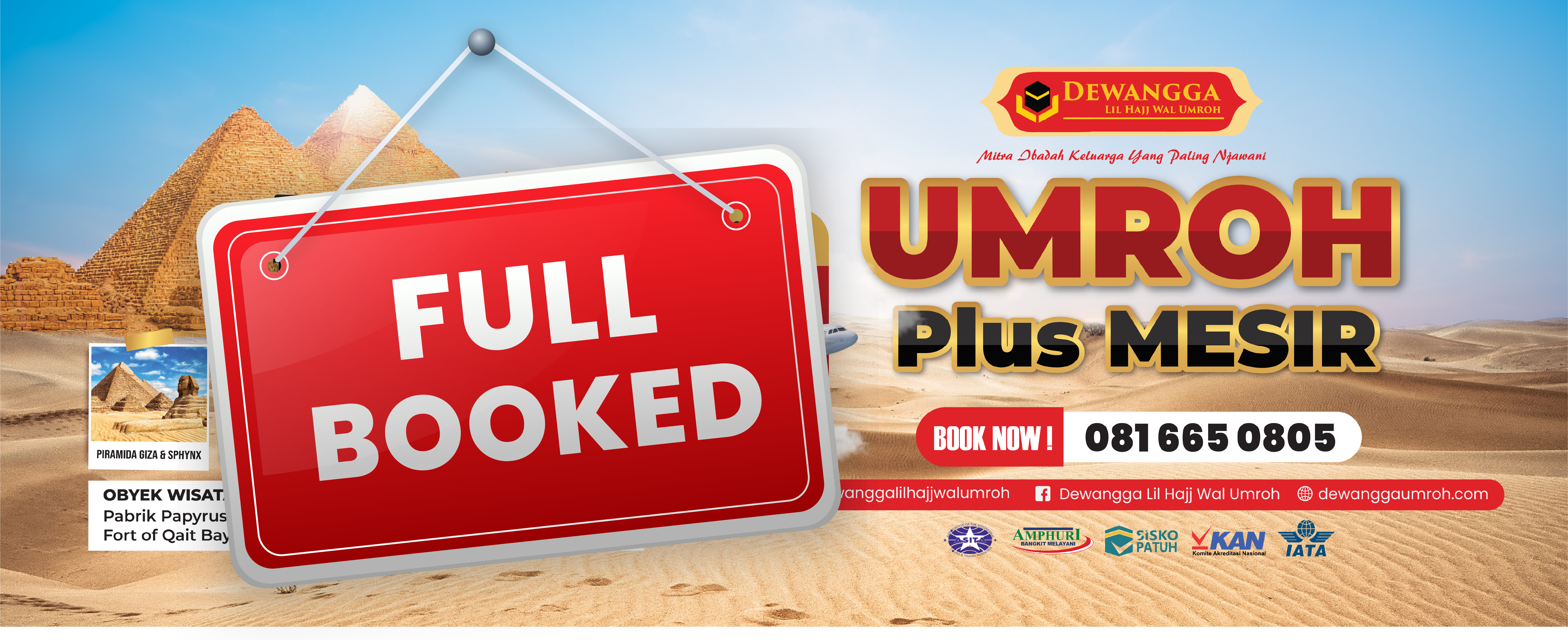 Antusiasme Tinggi, Kini Umroh Plus Mesir 2024 Sudah Penuh dalm Waktu Singkat