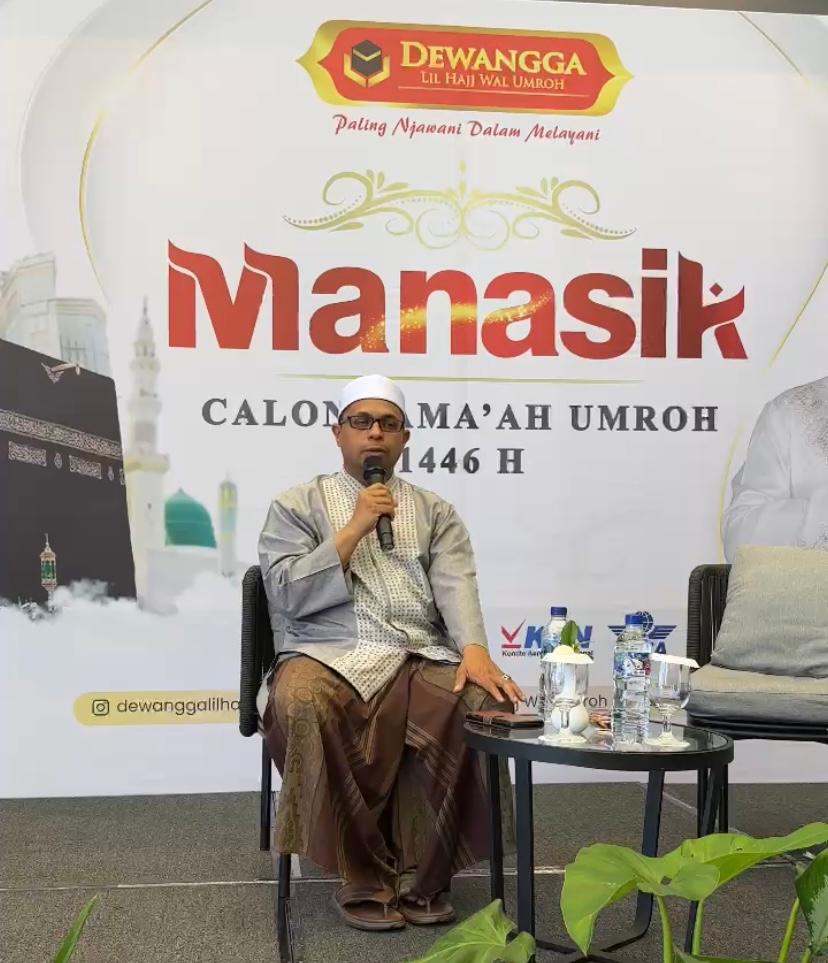 Awal Tahun di Tanah Suci, Calon Jamaah Dewangga Ikuti Manasik Umroh Grup Keberangkatan Januari 2025