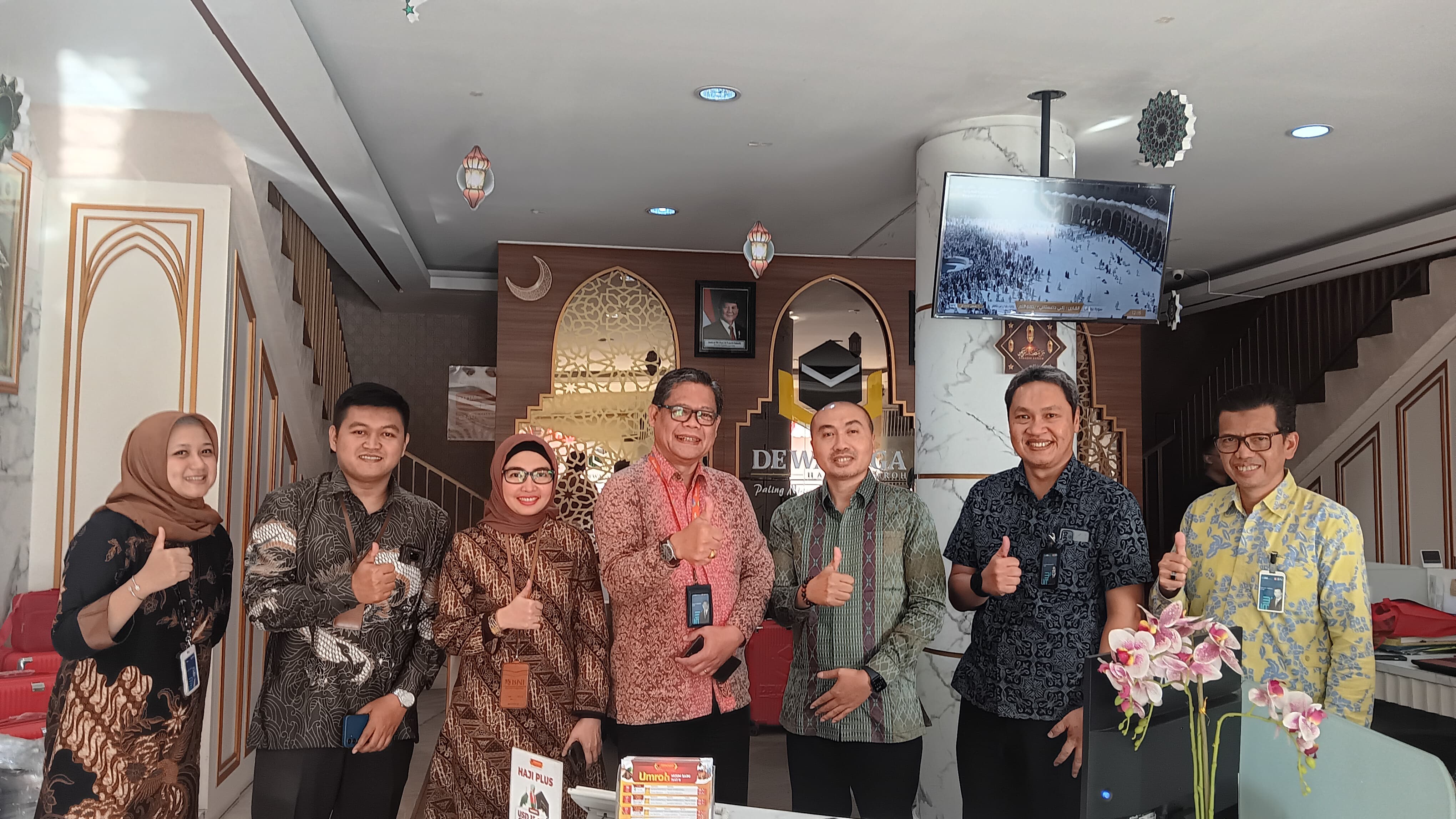 Tim BNI lakukan Kunjungan ke Kantor Dewangga Guna Membahas Kerjasama Terkait Produk Haji dan Umroh